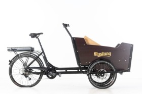 Mustang Cargo Electric el-ladcykel med 8 gear - Black