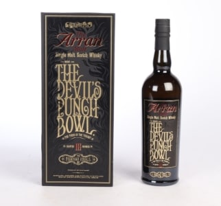 Whiskey. Arran The Devil's Punch Bowl, no. III, 53.4% | Lauritz.com