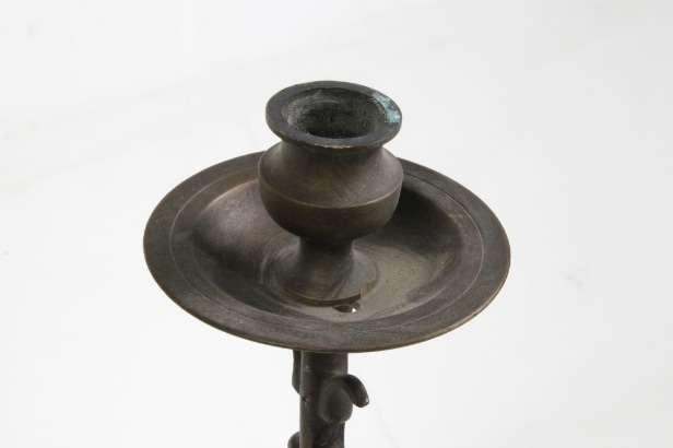 Chandelier, patinated bronze, 1900s