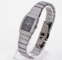 Rado. 'Sintra Jubilé' ceramic ladies' watch set with diamonds