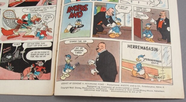Walt Disney's Anders And & Co. Nr. 2, 3, 4 fra årgang 2 1950 samt Nr. 8, 9, 10, 11, 11B og 12. 2. årgang, 1950 (9)