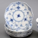 Royal Copenhagen. Musselmalet helblonde kaffekopper (12)