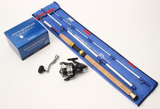 Northman Pilk havfiskestang samt Shimano SW10000