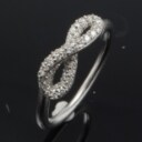 Georg Jensen, Infinity,  ring med brillanter Denne vare er sat til omsalg under nyt varenummer 4970530