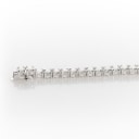 Tennis bracelet with diamonds of 18 kt. white gold, approx. 5.00 ct..