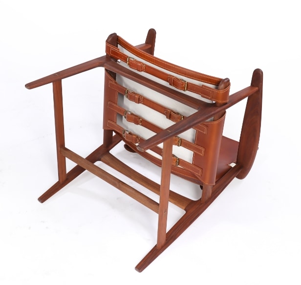 Børge Mogensen. 'Hunter's chair' of oiled walnut, model BM1106