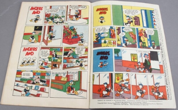 Walt Disney's Anders And & Co. Nr. 2, 3, 4 fra årgang 2 1950 samt Nr. 8, 9, 10, 11, 11B og 12. 2. årgang, 1950 (9)