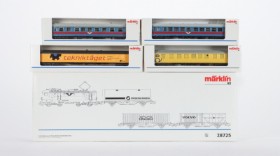 Märklin 28725 HO: Swedish state railways set with 4 train cars (4)