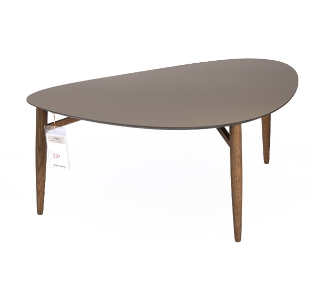 307. Thomsen Furniture. Three-sided coffee table model 'Katrine'