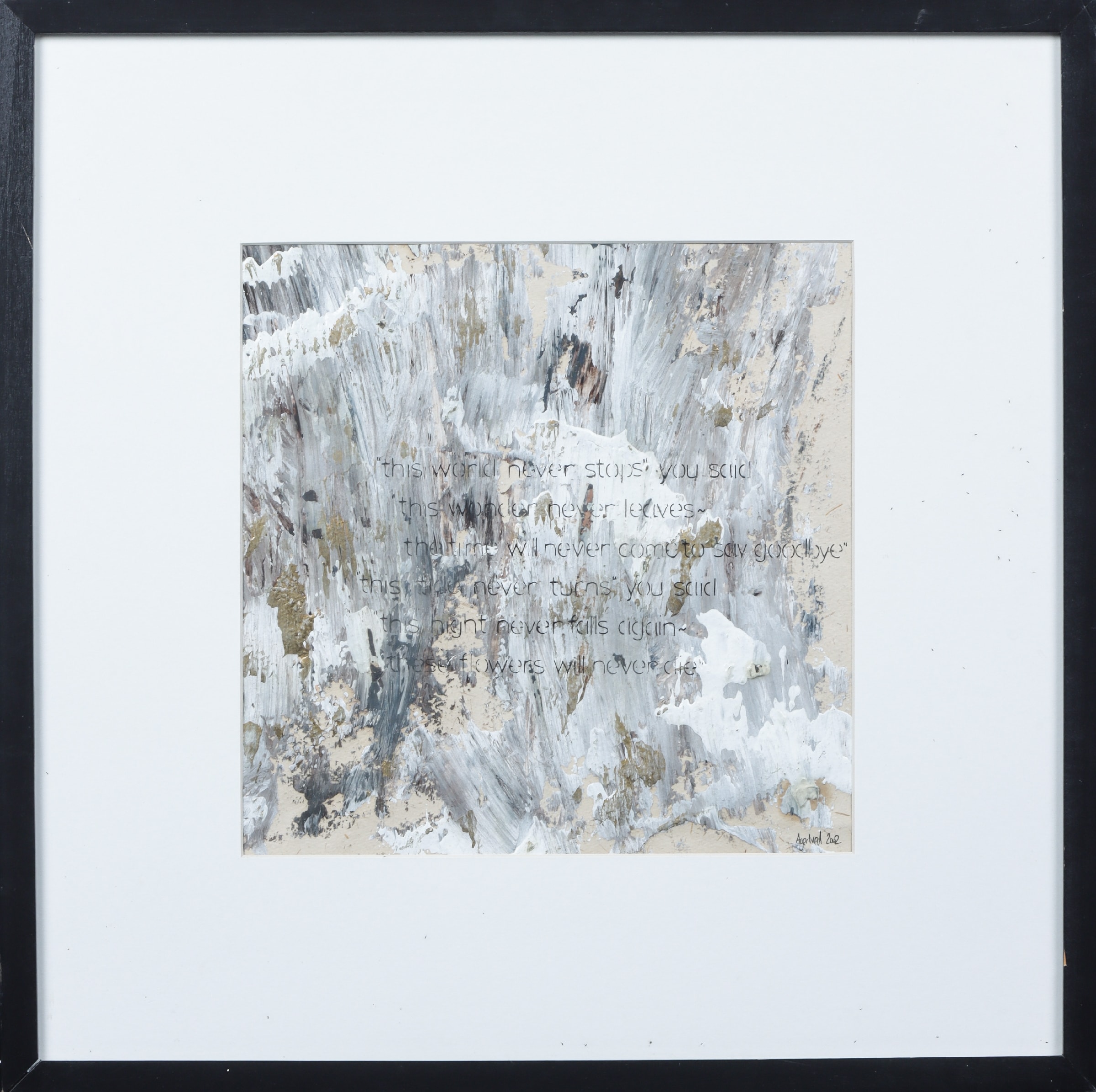 Bjorn Agertved. 'These flowers will never die' 2002