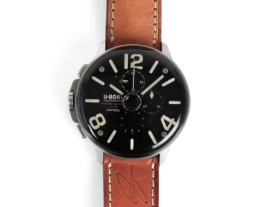 U-BOAT: A 'Capsoil Chrono SS' steel wristwatch. Ref. no. 8111