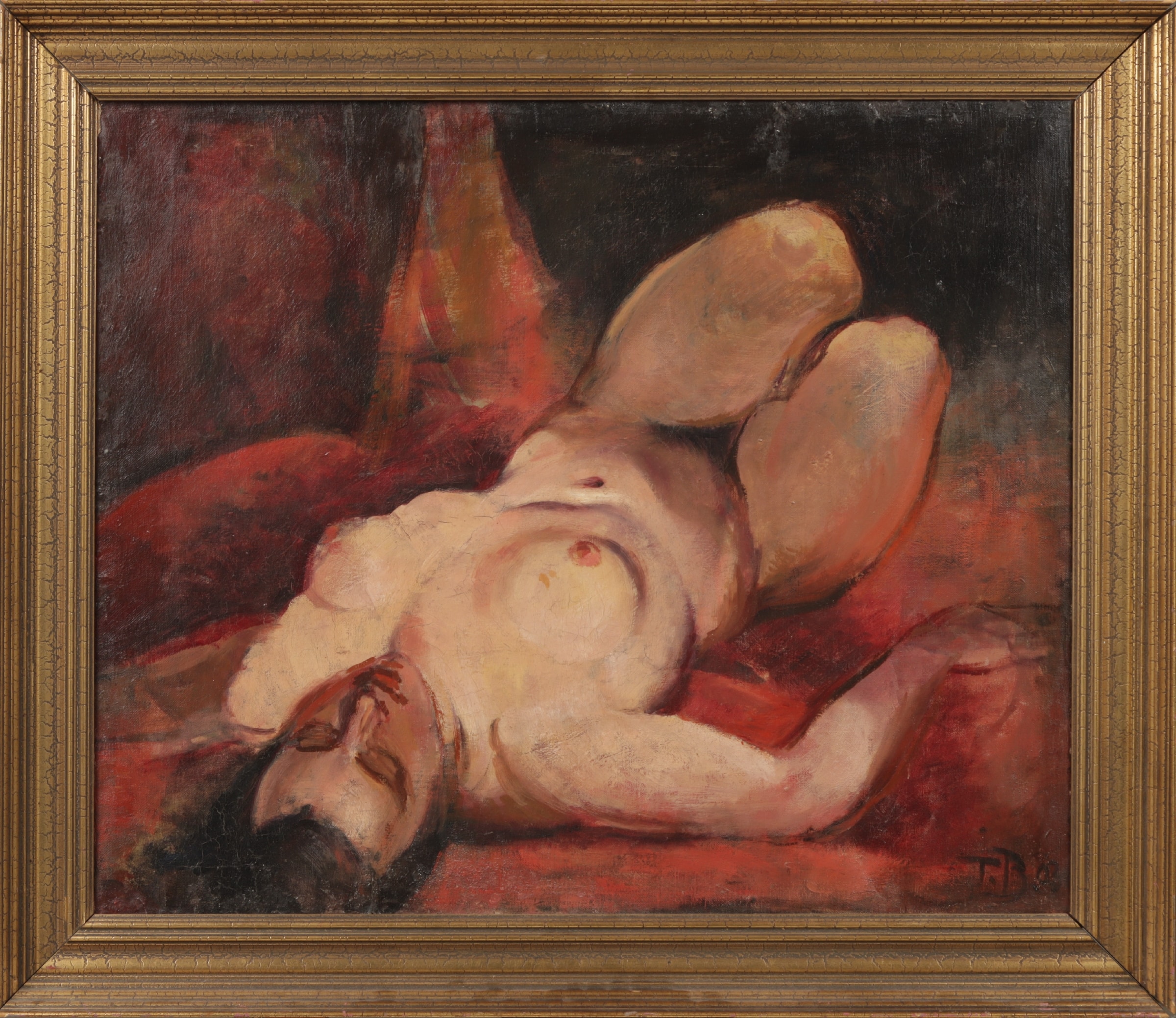 Unknown artist. Nude model, 1903.