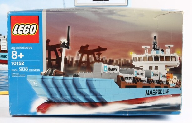 Lego. Maersk to containerskibe nr. 10152 og 10241 (2) Denne vare er sat til omsalg under nyt varenummer 4008273