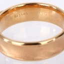 Aagaard. Heart ring of 14 kt. rose gold and gold