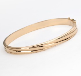 Skrivers Guldwarefabrik, Randers. Bracelet in 8 kt. gold