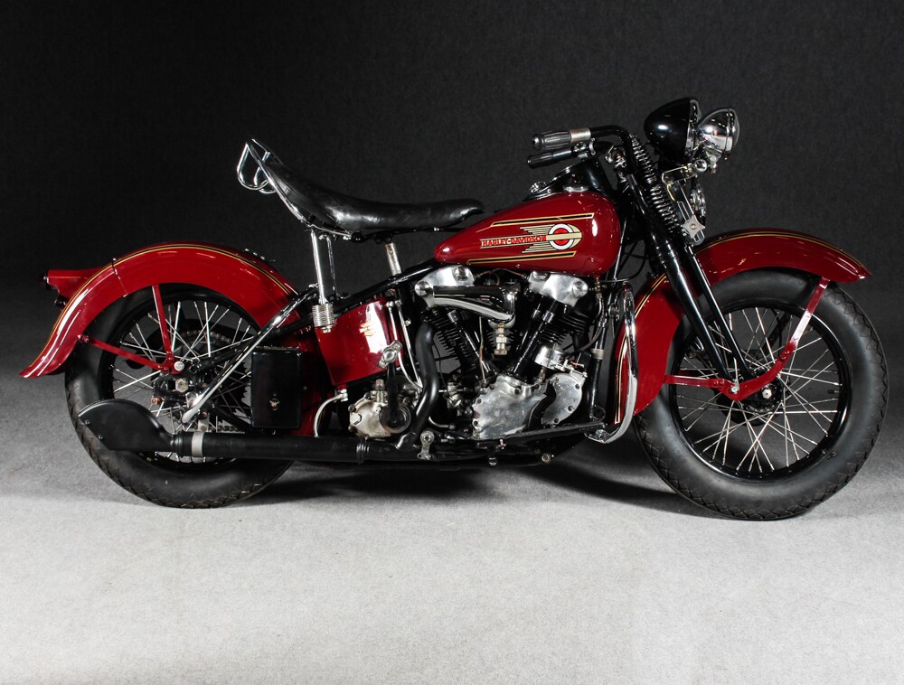 Harley Davidson, Knucklehead 37 EL, Fully restored | Lauritz.com