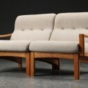 To-pers. sofa samt lænestol, eg, Glostrup Møbler