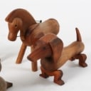 Kay Bojesen træfigurer i form af flodhest, elefant, fugle m.m (9)