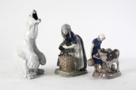 390542. Royal Copenhagen 3 figurer (3)