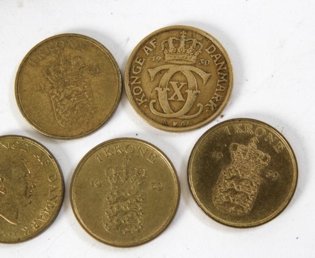 Denmark. Collection better 1 kroner 1929-1959 (56)