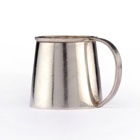 Karl Gustav Hansen for Hans Hansen. Modern children's mug of sterling silver, year 1949