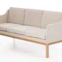 Mogens Koch for FDB Møbler. 3 pers. sofa, beige.