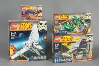 Lego. Star Wars, Flash Speeder mfl. (alle år 2015) (4)