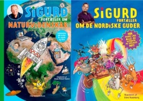 'Sigurd fortæller om naturvidenskab' og 'Sigurd fortæller om de nordiske guder' af Sigurd Barret (2)