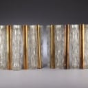 Kaiser. A pair of glass wall lamps from the 70s (2)