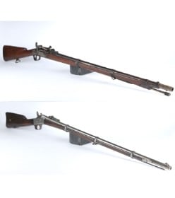 Dansk tapriffel model 1848 samt Remington 1867 (2)