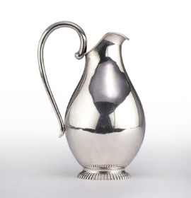 Danish silversmith. Jug of silver