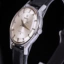 Omega 'Constellation'. Men's steel watch with silver pie-pan dial