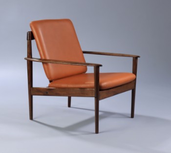 Grete Jalk. Lænestol af mahogni, model 56