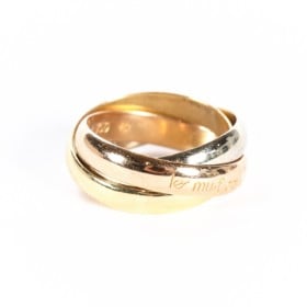 Cartier: 'Trinity' ring af 18 kt. tre-farvet guld.