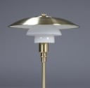 Poul Henningsen. PH 3/2 table lamp, Limited Edition Brass/Opal.