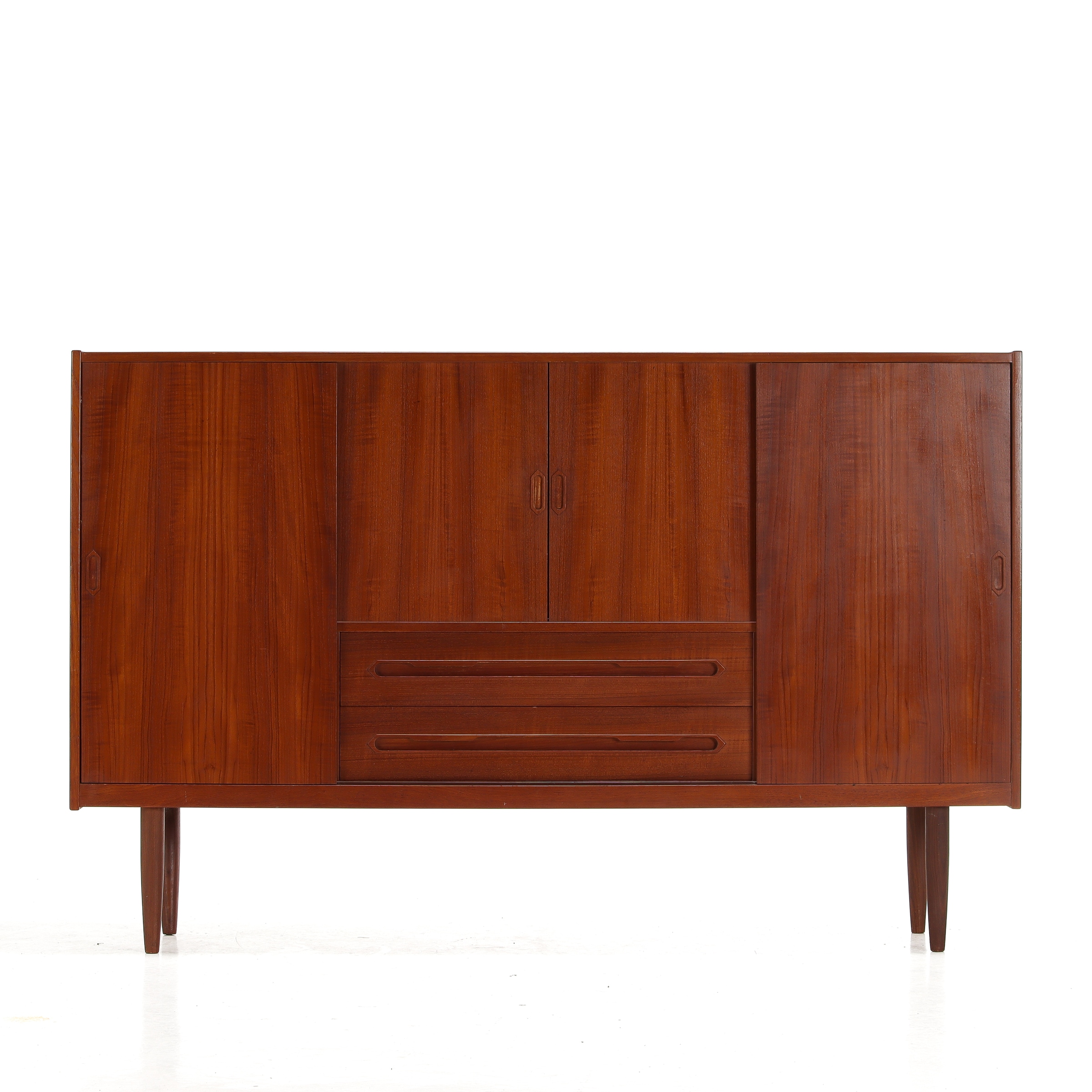 High teak sideboard.