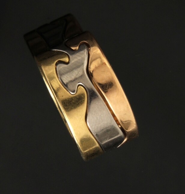 Georg Jensen Fusionsring udført af 18 kt. guld Denne vare er sat til omsalg under nyt varenummer 5116237