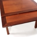 Mahogany dining table.