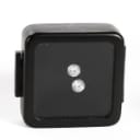 To uindfattede laboratorieskabte brillantslebne diamanter, a 0.53 ct.. (2)