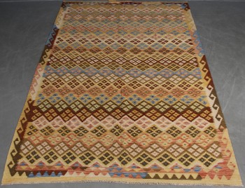 Afghansk Kelim. 100 % uld, 285 x 201 cm