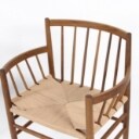 Jørgen Bækmark, tremmestole med armlæn af eg, model J81.(2)
