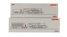 Märklin 39160+37172 Digital HO: Two steam locomotives BR 42.90 and Series 27 (2)