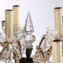 Six-arm Czech Maria Theresa floor lamp from the 60s
