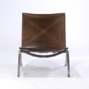 Poul Kjærholm. Armchair 'PK-22' in brown elegance leather