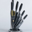 Knivsæt monteret på knivblok af rustfrits stål Royalty Line (8)