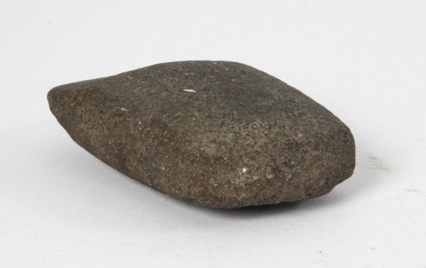 Denmark's antiquity. Stone axe made of rock.