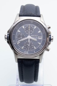 Herreur fra Seiko, 'The Great Blue Chronograph', ref.nr.: 7T62-0A18 HR2