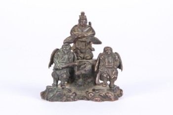 Lille kinesisk bronze figur