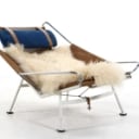 Hans J. Wegner. Flagline chair / Flag Halyard chair, Getama GE-225, 1960s
