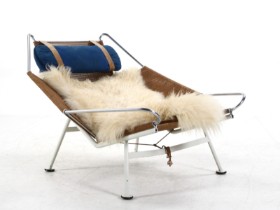 Hans J. Wegner. Flaglinestol / Flag Halyard chair, Getama GE-225, 1960'erne